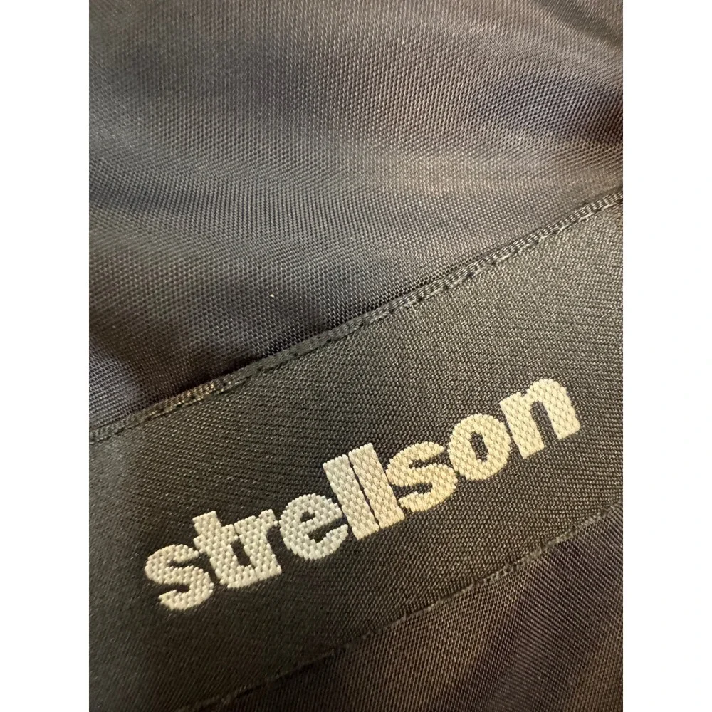 Strellson Novara-Luigi Mens 46 Black 100% Virgin Wool 3-Button Blazer Jacket